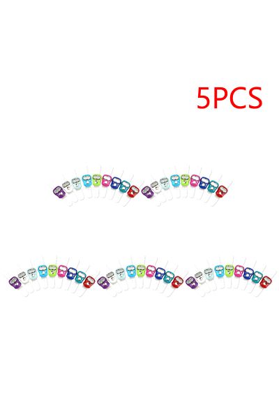Choice Color random 5PCS 1-20pcs Finger Counter Ring 5 Digital LED Electronic Handheld Tally Counter Clicke