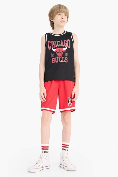 DeFacto Boy's Nba Chicago Bulls Shorts E4853A825Sm