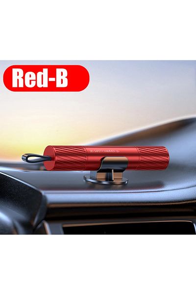Choice Red Car safety hammer emergency glass breaker seat belt cutter high hardness TUNGSTEN STEEL 2 in 1 r