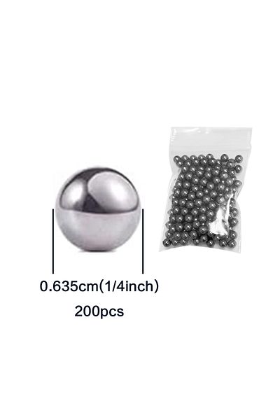 Choice 200pcs-6.35mm 600Pcs, 6 Size 1/4" - 3/32" Sae Precision Chrome Steel Assorted Loose Bicycle Bearing