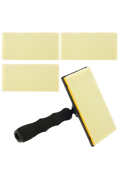 Toorise black Paint Edger Trimmer with 3 Replacement Pads Quick Paint Edger Tool Washable Wall Corner Paint