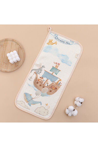 Choice منشفة وجه للأطفال من قماش موسلين قطني من الطراز 4، قماش تجشؤ طويل للأط...