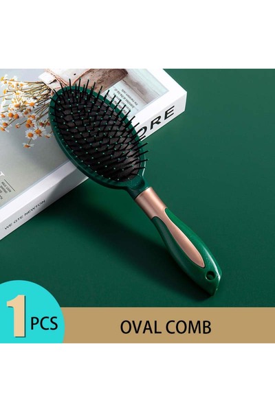 Choice مشط بيضاوي لتدليك الشعر، مشط وسادة هوائية، فرشاة فروة الرأس، فرشاة شعر...