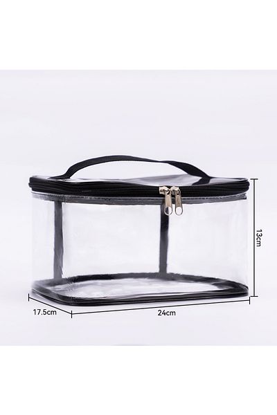 Choice 1 pcs Transparent Mesh Zipper Toy Storage Bag - Large Capacity Puzzle and Block Organizer, Ideal for