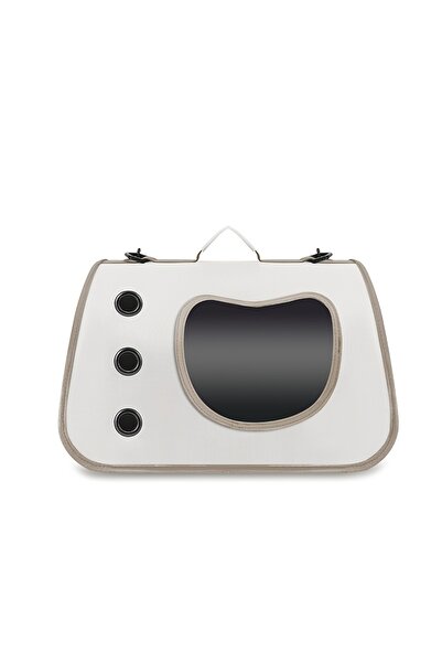 Choice White Portable Pet Carrier Bag for Small Dogs Cats Outdoor Foldable Ca...