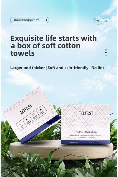 Choice Tetrapak New Clean Skin Club Clean Towels Xl™, Disposable Face Towelette, Makeup Remover Dry Wipes 5