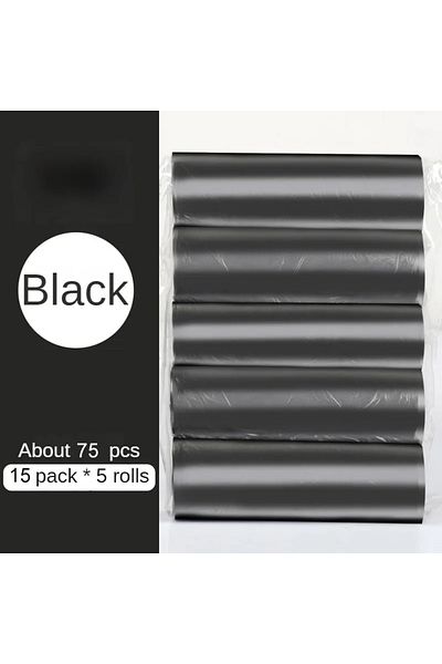 Choice Black 5 Rolls/pack Household Disposable Trash Pouch Small Trash Bags Kitchen Storage Garbage Bags Cl
