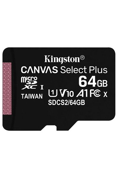 Kingston 64GB Kingston Memory Card Micro SD Card 32GB 64GB 128GB 256GB 512GB TF SDCS2 A1 100MB/S Reading Spee