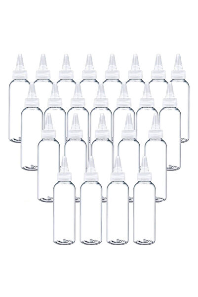 Choice1 60 مل 10 قطع زجاجات شفافة حادة الفم 10/30/50/60/100/120 مل زجاجات بلا...