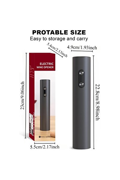Choice مجموعة فتاحة زجاجات النبيذ الكهربائية T018 مع قاعدة شحن أو فتاحة زجاجا...