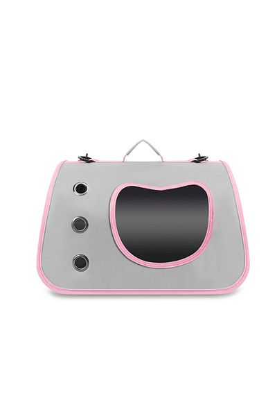 Choice Pink Portable Pet Carrier Bag for Small Dogs Cats Outdoor Foldable Cat Bag Breathable Cat Shoulder B