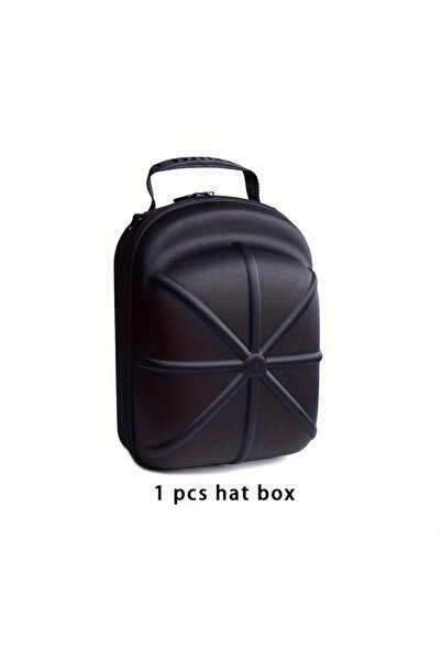 Choice Black Portable Outdoor Travel Hat Carrier Case Caps Storage Hard Shell...