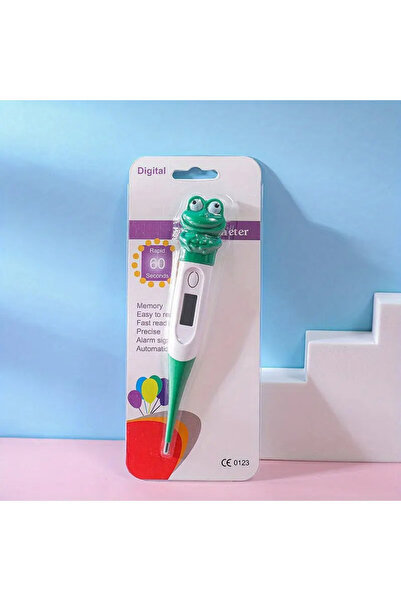 Choice1 ميزان حرارة رقمي للأطفال على شكل ضفدع، قطعة واحدة، بتصميم لطيف على شك...