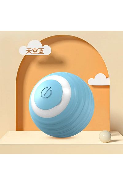 Choice 1PC Blue Cat Interactive Ball Smart Cat Toys for Pet Indoor Automatic Rolling Ball Electronic Intera