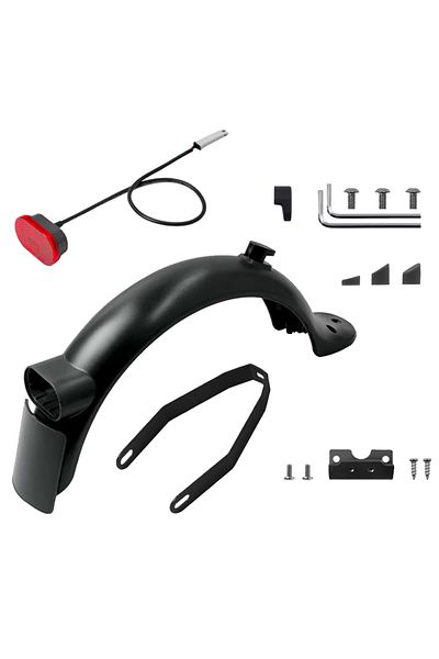 Choice set B Upgraded Electric Scooter Rear Mudguard Fender Brake Taillight Parts for Xiaomi M365 Pro 2 1S