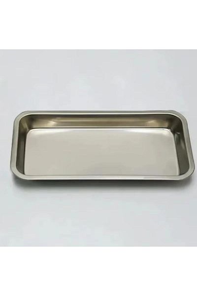 Choice Silver 1PC Stainless Steel Cosmetic Storage Tray Tattoo Equipment Tray Doctor Surgery Dental Tray Fa