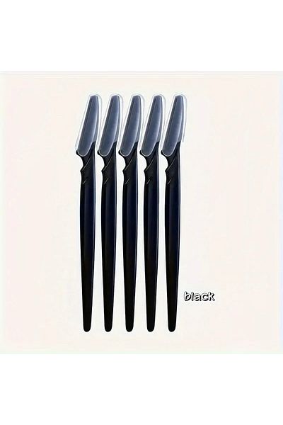 Choice 5Pcs-Black 3/5/6/12/24Pcs Multifunction Eyebrow Razor Kit - Precise Trimming, Shaping,Facial Hair Re