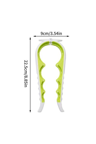 Choice Green-1-11--1 Can Opener Multi Functional Four In One Beverage Bottle Opener Cap Twister Four Positi