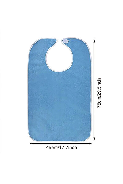choice2 Blue 1pcs Stain Resistant Adult Bibs for Men and Women - Perfect for ...