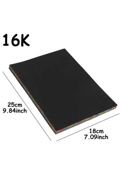 Choice 20 قطعة من ورق الخدش الأسود عيار 16 قيراطًا و20 قطعة من ورق الخدش الأس...