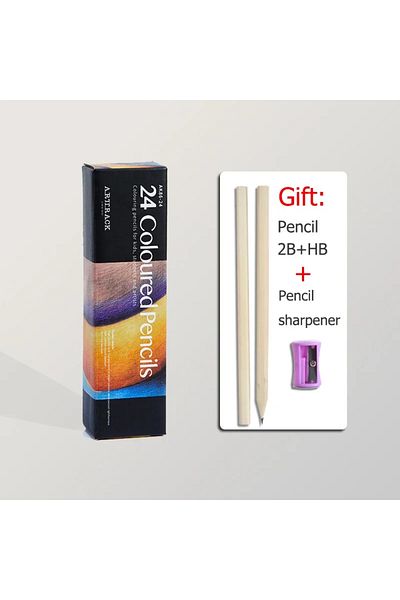 Choice 24 Colors 12-72 PCS Wooden Colored Pencils Set Art Supplies For Artist Drawing Writing Back To Schoo