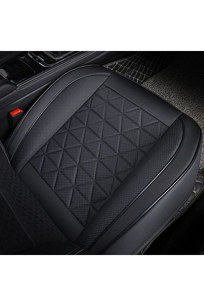 Choice Black 1pc New Front Car Seat Cover PU Leather Cars Seat Cushion Automobiles Seat Protector Universal