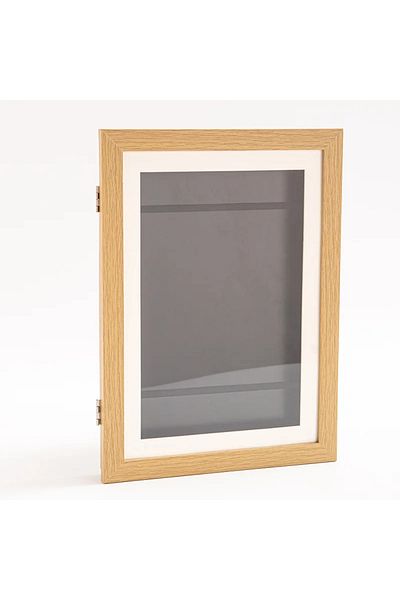 Choice Wood Frame Wood Flap Magnetic Art Frames A4 Photo Frame DIY Picture Children's Exhibition of Paintin