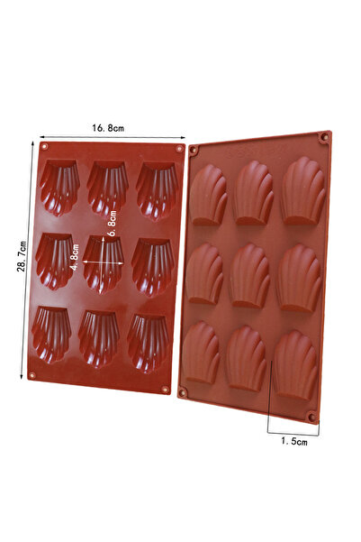 Choice 9 Shell Madeleine Cake Mold Silicone Baking Tools Shell Shape Baking Cake Mold DIY Kitchen Accessori