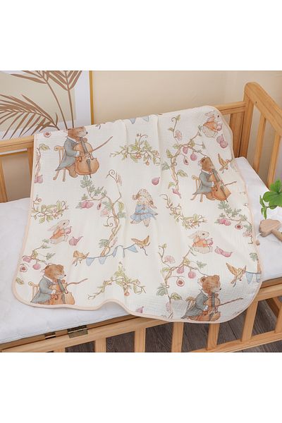 Choice 75×80cm Newborn Baby Bath Towel Pure Cotton Gauze Soft Absorbent Blanket