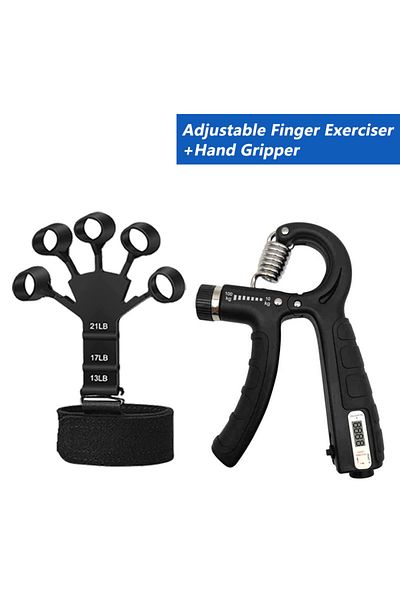 Choice Hand Grip-Finger Ex 5-60Kg Adjustable Grip Strength Trainer with Finger Exerciser Hand Grip Strength