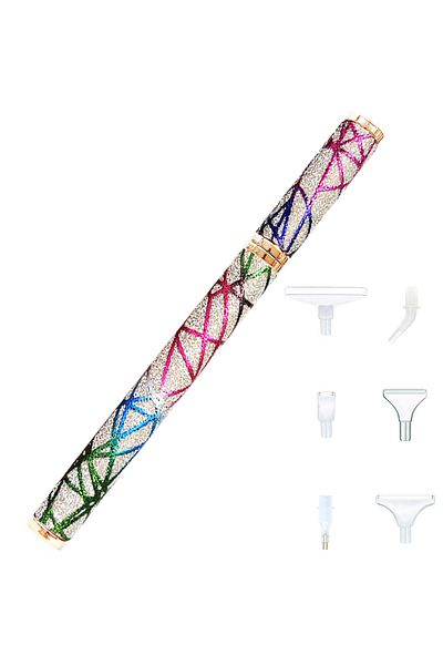 Choice Colorful Glitter Shiny DIY Diamond Painting Pen 5D Diamond Painting Tools Point Drill Pen With Multi