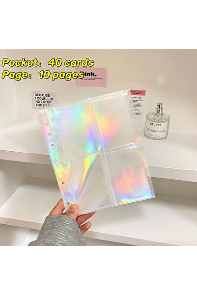 Choice 4 grids 1-4 Grids Multi-Pockets Photo Card Binder Inner Pages A5 Kpop ...