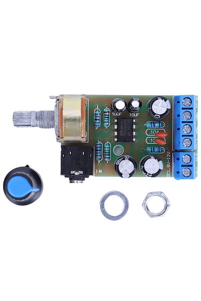 Choice Multi TDA2822M Mini AUX Audio Amplifier Module DC1.8-12V 2.0 Channel Stereo Audio Power Amplifier Bo