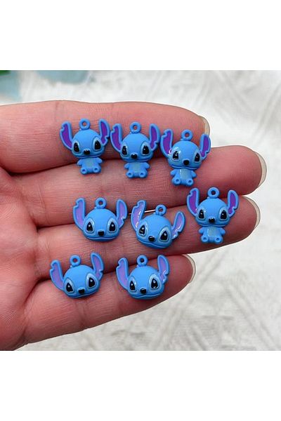 Potdemiel 1 10pcs Enamel Alloy Drops Animal Stitch Charm Pendant Necklace Keychain DIY Handmade Keychain Neck.