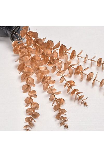Choice 10pieces Gold Cheap Artificial plant Eucalyptu Leave Hot sale for Christmas Home Wedding garden Deco
