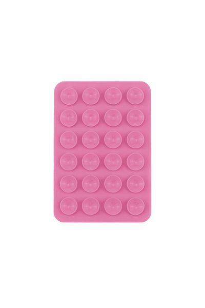 Choice See below for size descriptions 1 PC pink 1 PC Phone Case Self-Adhesive Silicone Suction Cup Hands-F