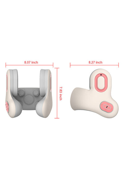 Choice جهاز تدليك الرقبة اللاسلكي قطعة واحدة، ضوء أحمر، جهاز تدليك ضاغط ساخن،...