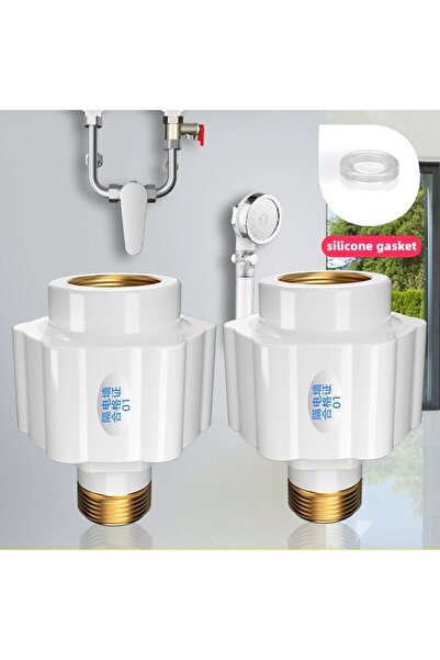Choice 2pcs Electric Water Heater Anti-electric Wall Partition Universal Kitchen Leakage Device Bathroom Wa