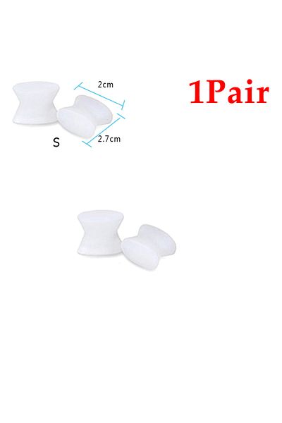 Choice S 1pair 1/5Pair Gel Toe Separator Foot Care Tool Silicone Big Toe Bunion Straightener Valgus Hallux