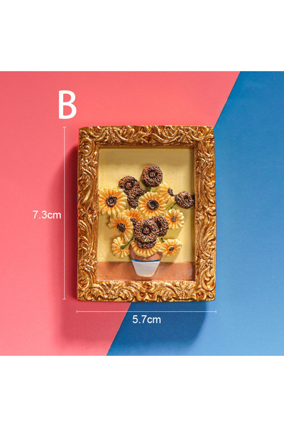Choice1 B 3D Picture Frame Fridge Magnet Cartoon Breakfast Food Magnetic Fridge Magnet Home Decor Magnetic .