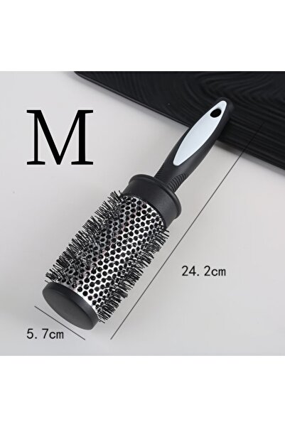 Choice مشط تصفيف الشعر الدائري M فرشاة نايلون حرارية من الألومنيوم أنبوب أسطو...