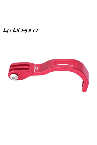 Choice حامل مصباح أمامي للدراجة قابل للطي من LP LITEPRO باللون الأحمر مصنوع م...