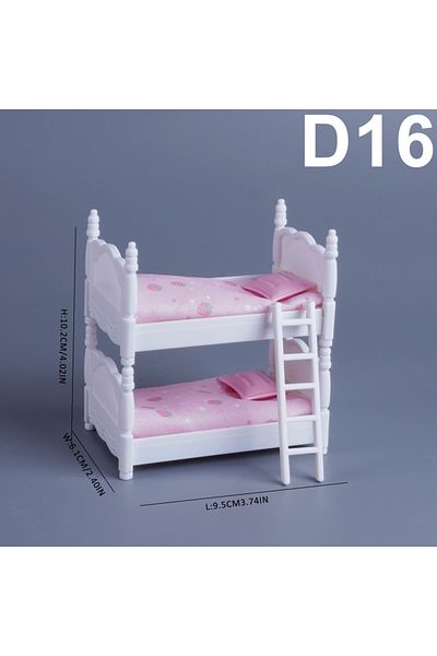 MSFTOYS D09 1:12 Miniature Furniture Forest Family Kitchen Toy Dining Table Dollhouse Accessories Bathroom P