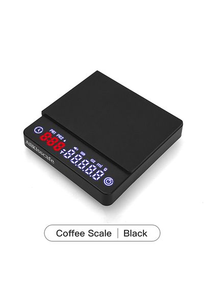 Choice 2Kg Black MINI AliKisscafe Espresso Digital Scale With Timer Usb 3kg Electronic Precision Portable B