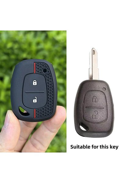 Choice black Silicone Car Key Fob Cover Case 2 Button For Renault Kangoo Traffic Master For Opel Vivaro Mov