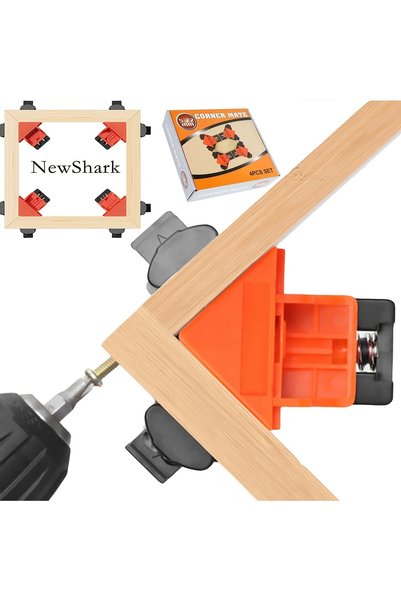 Choice 4PC 90 Degree Corner Clamps for Woodworking, 4pcs Cabinets, Photo Fram...