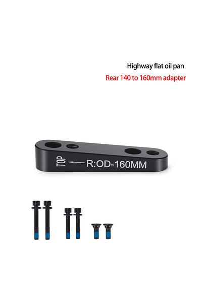 LINGMAI Rear Flat Mount Disc Brake Adapter Road Bike Disc Brake Adapter Front/rear Aluminum Alloy 140 Or 160