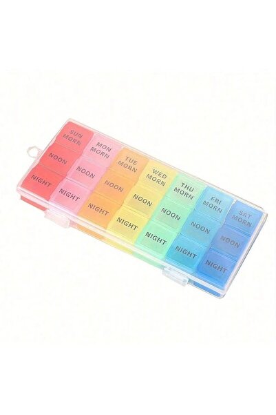 Choice منظم حبوب أسبوعي متعدد الاستخدامات، حافظة حبوب مقاومة للرطوبة، منظم حب...