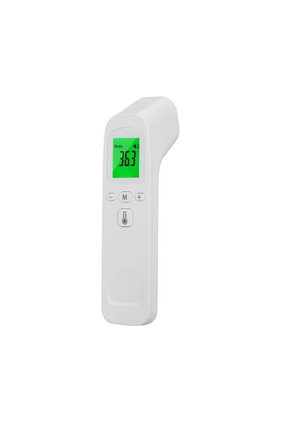 Alextrasza White Digital Infrared Thermometer Baby Fever Contactless Forehead Thermometer Electronic Medical Te