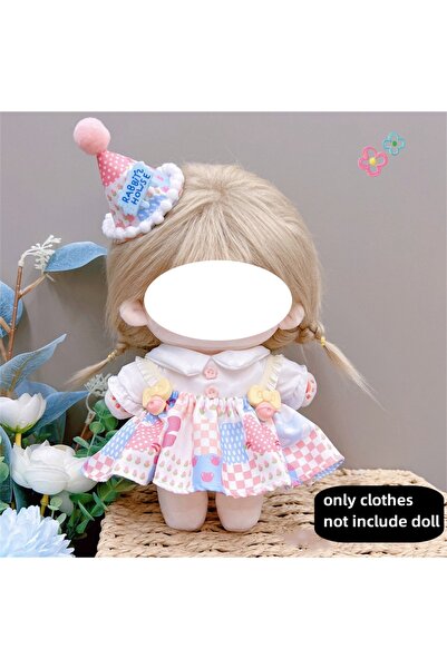 Choice ملابس فقط فستان جميل من القماش الشبكي الوردي، ملابس مناسبة لدمى قطنية ...